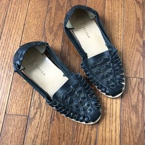 Nisolo Black Leather Sandals Size 9.5